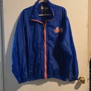 MLB Blue and Orange Windbreaker Jacket